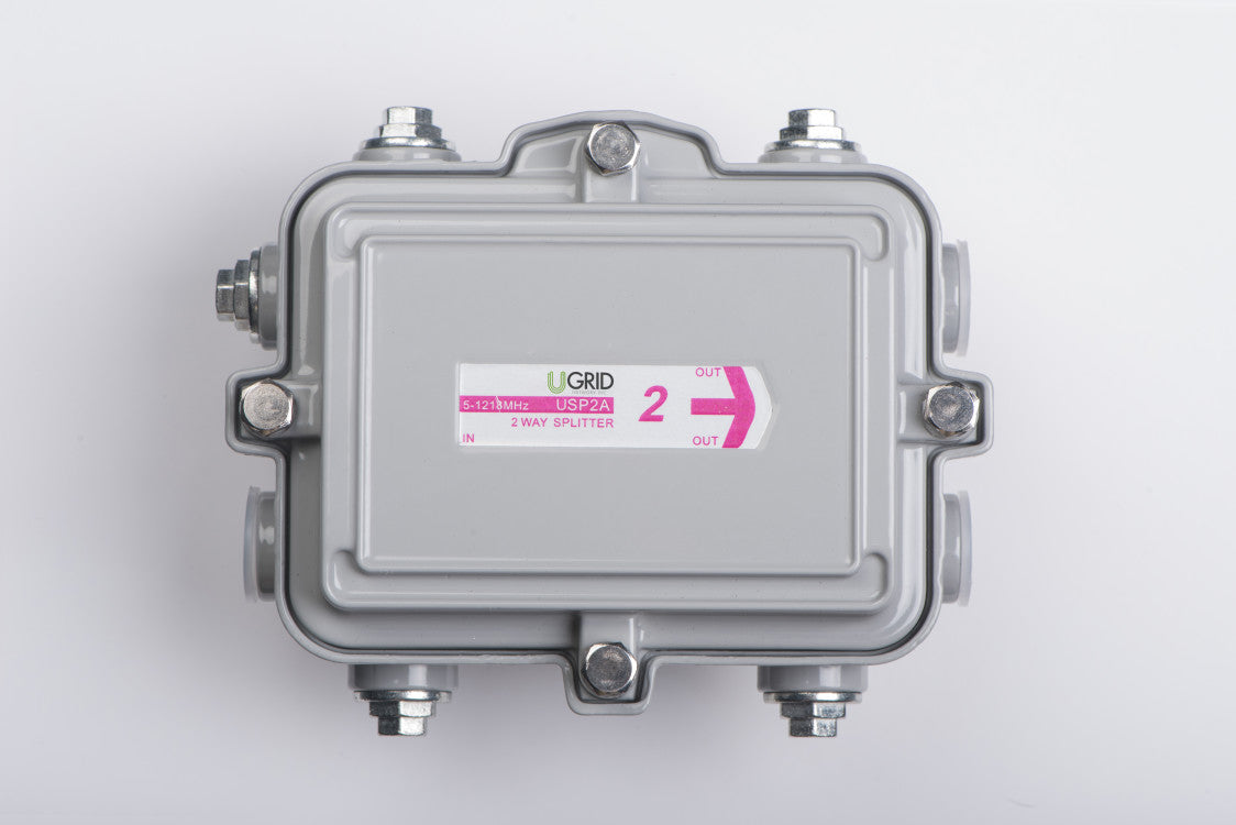 UGRID BCVSP3U 3-way outdoor CATV splitter, 5-1218 MHz