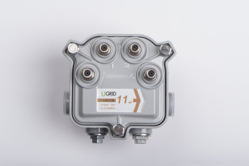 UGRID 2-Way Tap BCV series outdoor CATV directional tap, 5–1218 MHz