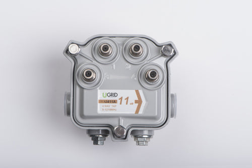 UGRID BCV2T04 2-way outdoor CATV tap, 4dB, 5-1218 MHz
